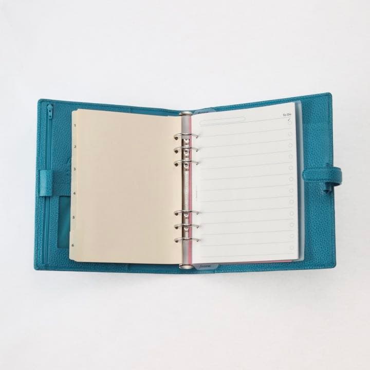 [新品]【FILOFAX】A5システム手帳 フィンスバリー /アクア
