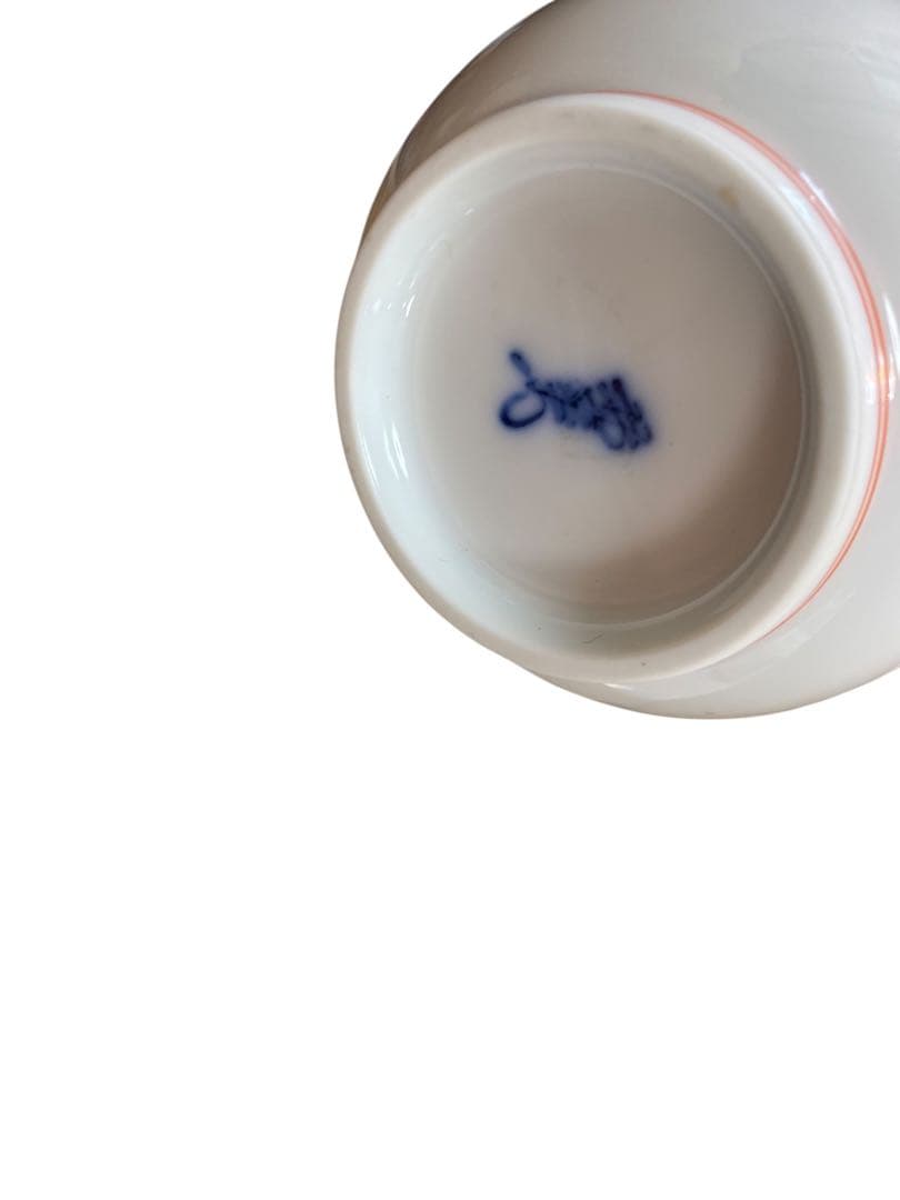 花瓶　一輪挿し　十四代　柿右衛門　錦花鳥　共箱入　未使用