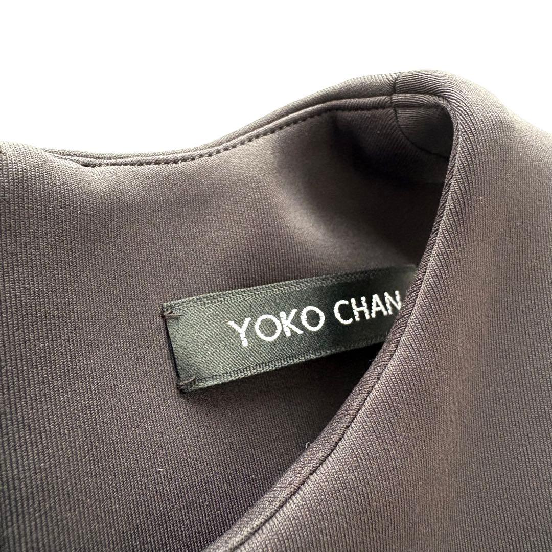 【美品】ヨーコチャン　ノースリーブワンピース　ブラック　バルーン