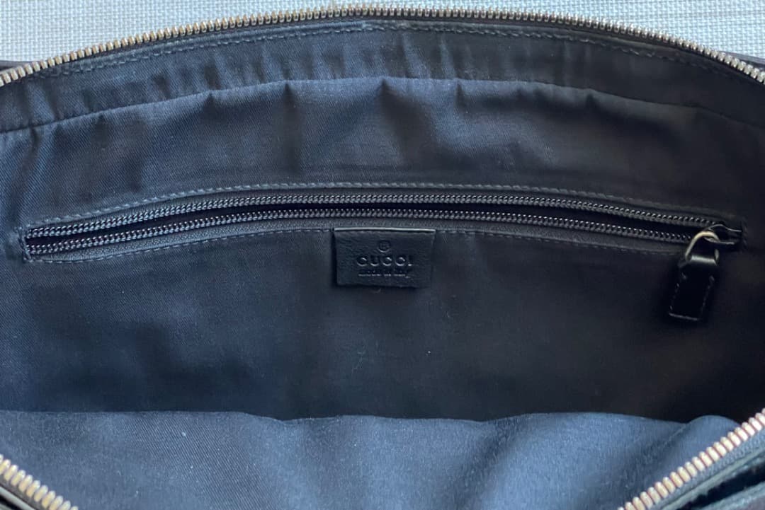 グッチ ブリーフケース ビジネスバッグ バンブー シグネチャー レザー