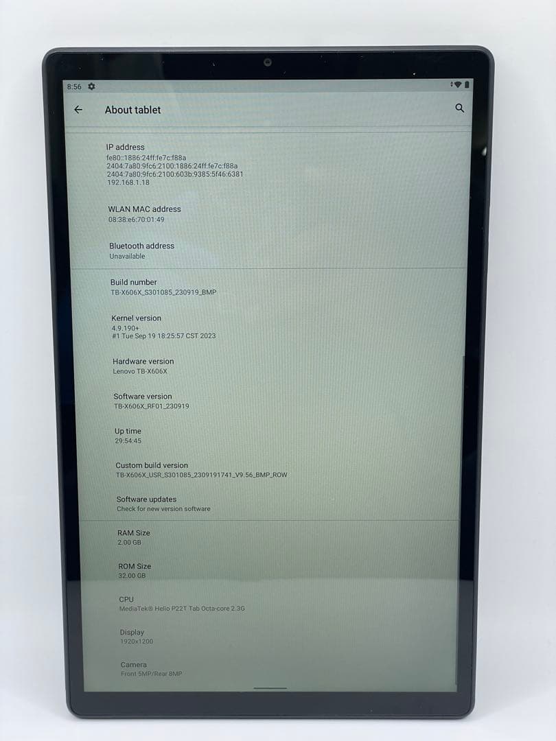Lenovo Tab M10 FHD Plus 10.3インチ