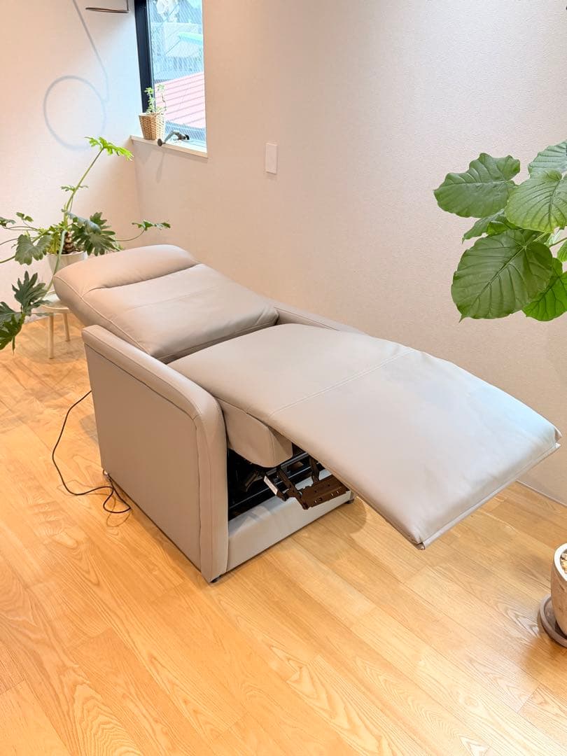 【GANA】電動リクライニングチェア シエロplus ウォームグレー