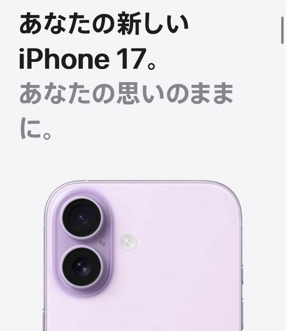 【残り1点】iPhone17 256GB 新品未開封 SIMフリー 即日発送