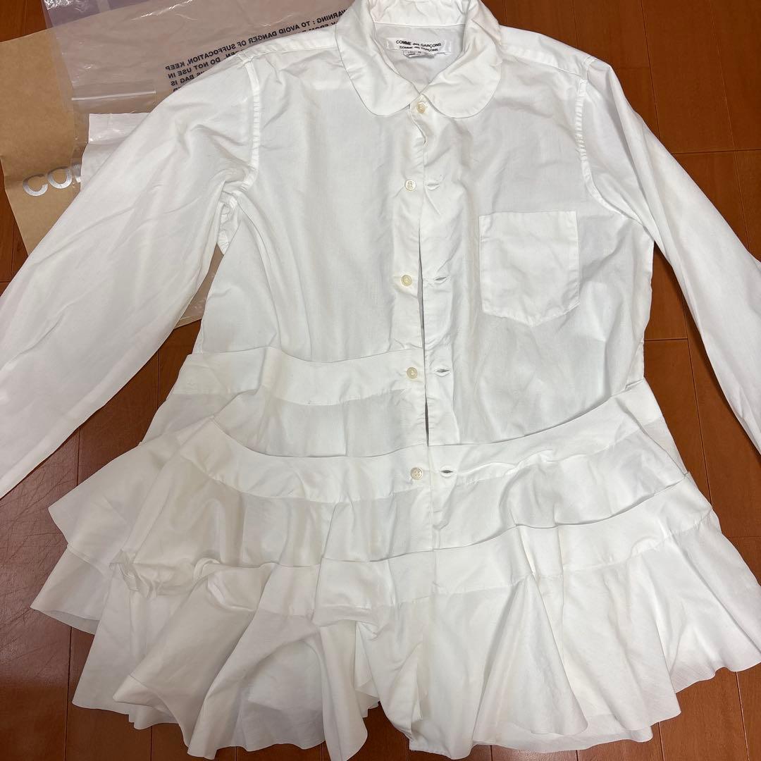 AD2024 COMME COMME コムコムデザインシャツ S 【未使用】