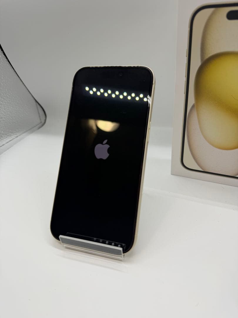 【極美品】iPhone15 128GB イエロー SIMフリー端末