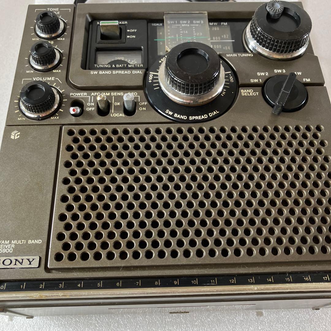 ソニーＢＣＬラジオ　スカイセンサー　　　　　５９００　　完動品