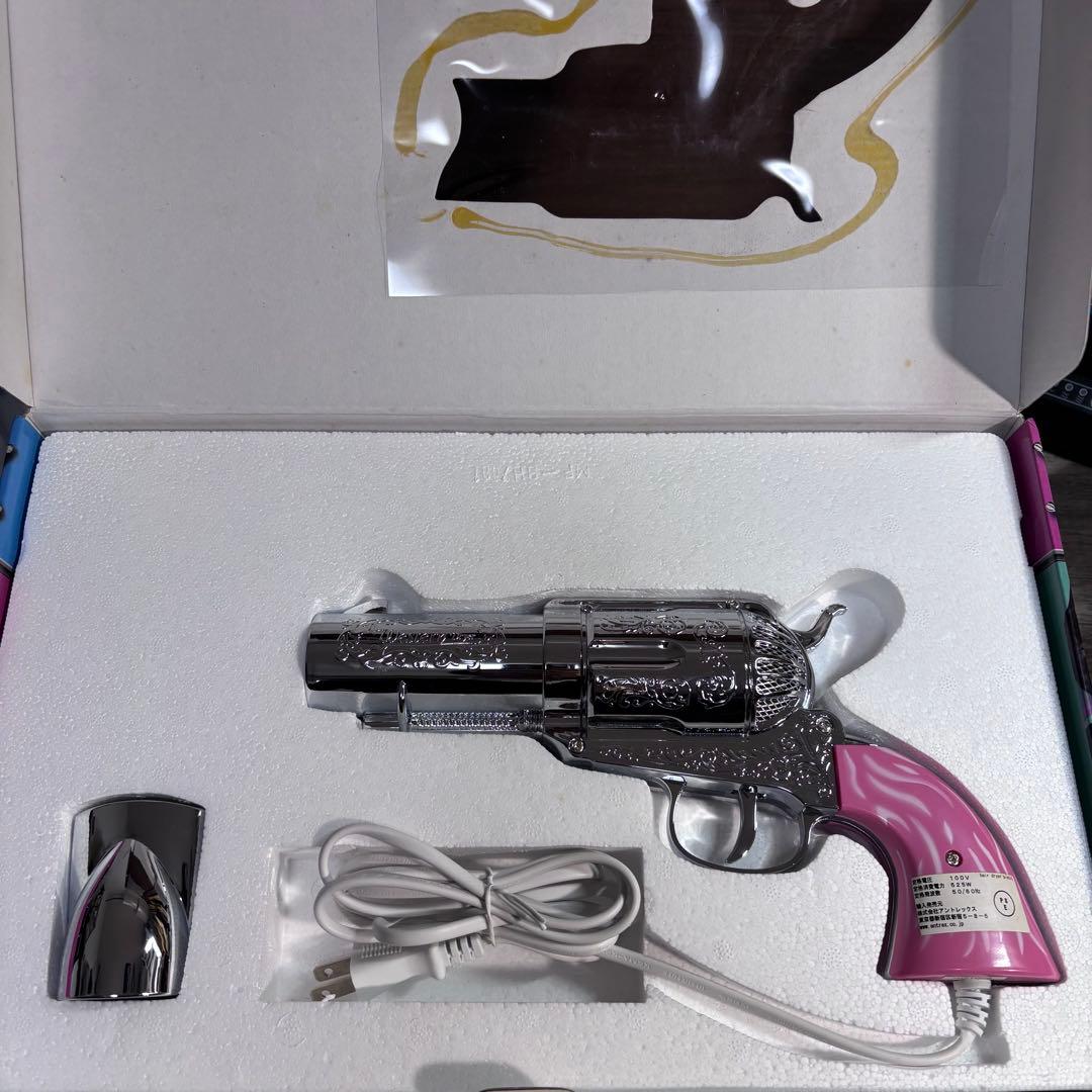 激レア 可動品 ピストル型 ドライヤー 温冷風 ヴィンテージ ピンク