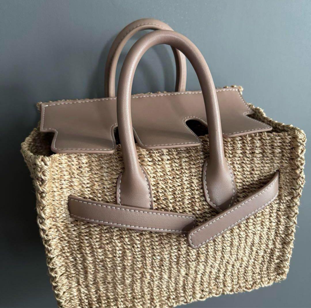 未使用 SEA かごバッグ カゴバッグ Sサイズ