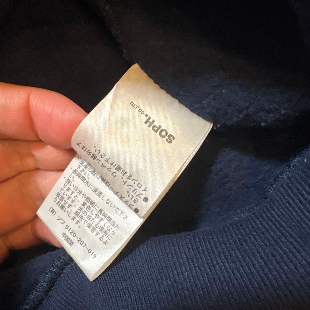 美品　fcrb× soph. スタークルーネックスウェット　裏起毛