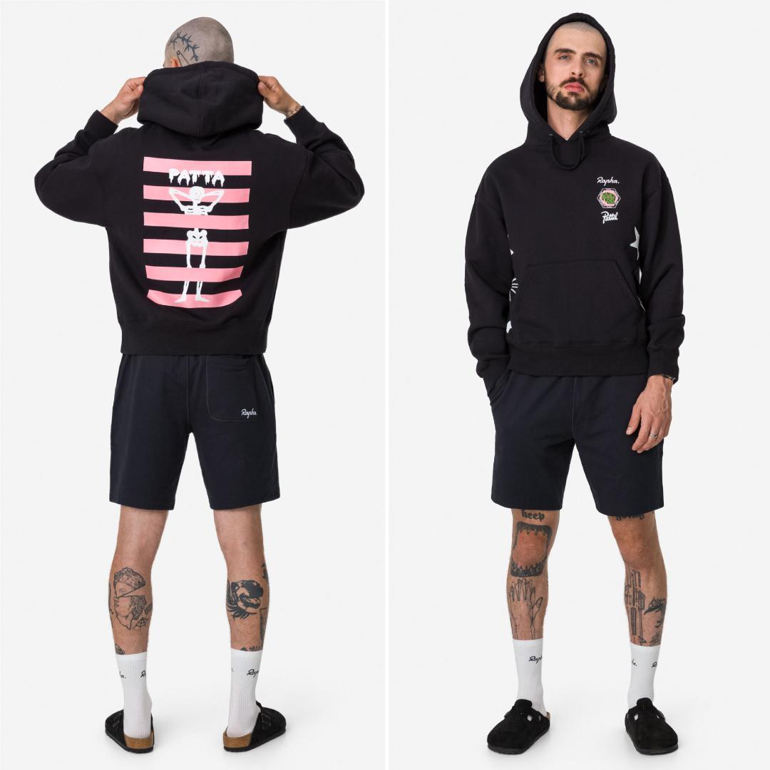 新品 Rapha + Patta 限定版 コットンフーディー ブラック Mサイズ