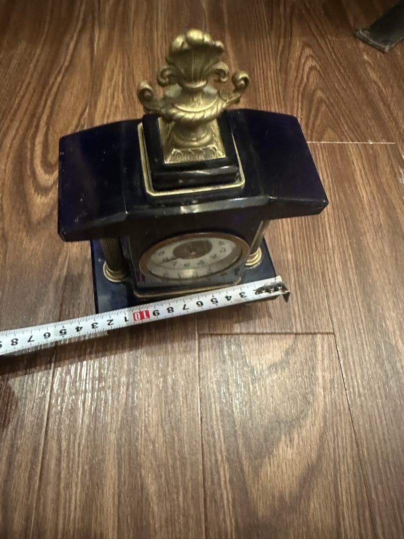 seikosha アンティーク　置き時計　ガラス　精工舎