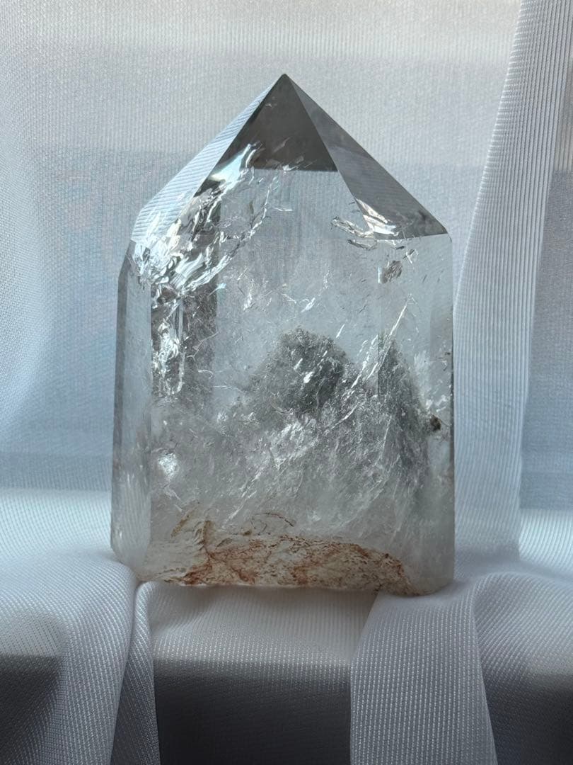 高透明＆高品質　虹ギラギラ⭐︎ガーデンクォーツ ポイント ブラジル産