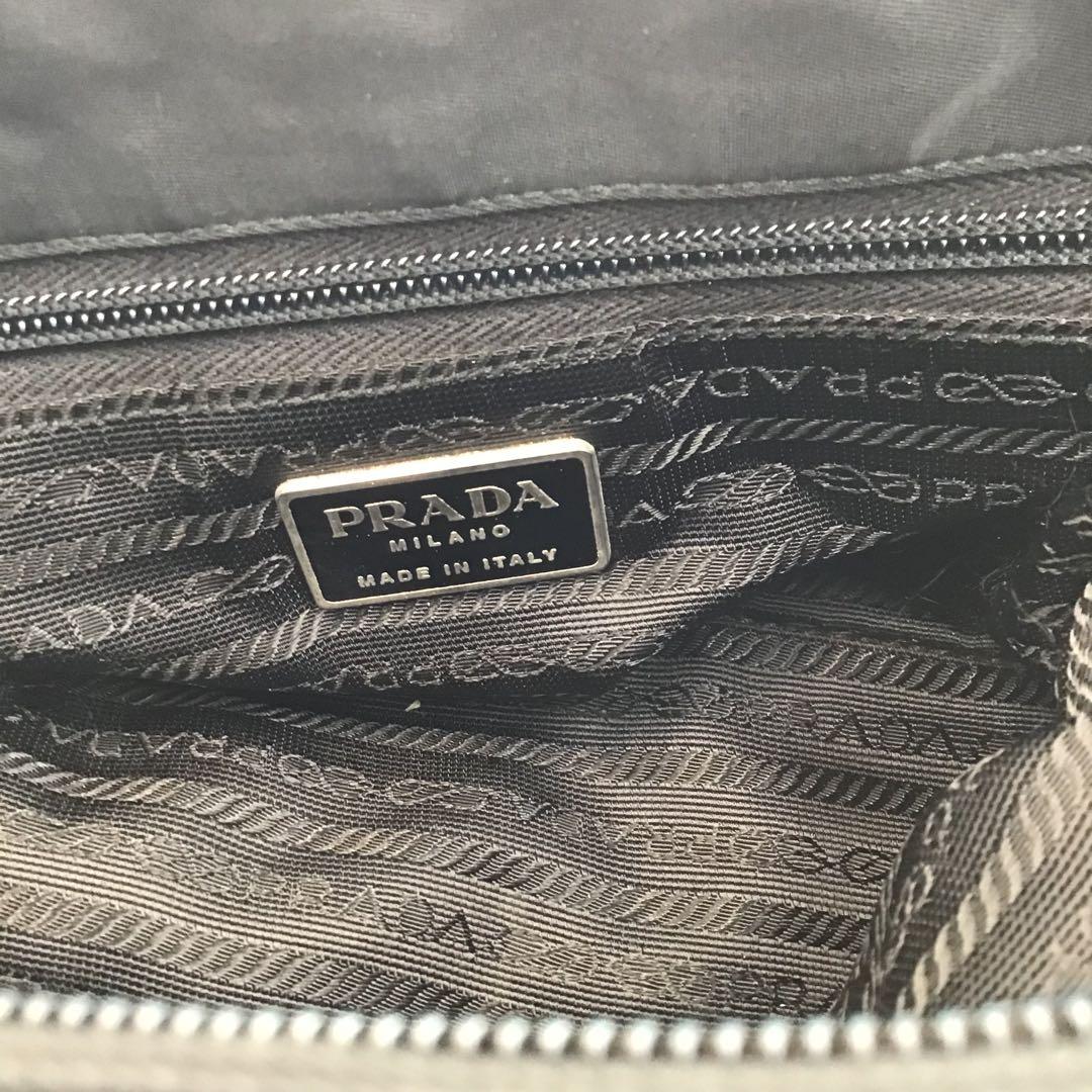 PRADA ヴィンテージ ナイロン ショルダーバッグ 黒 正規品