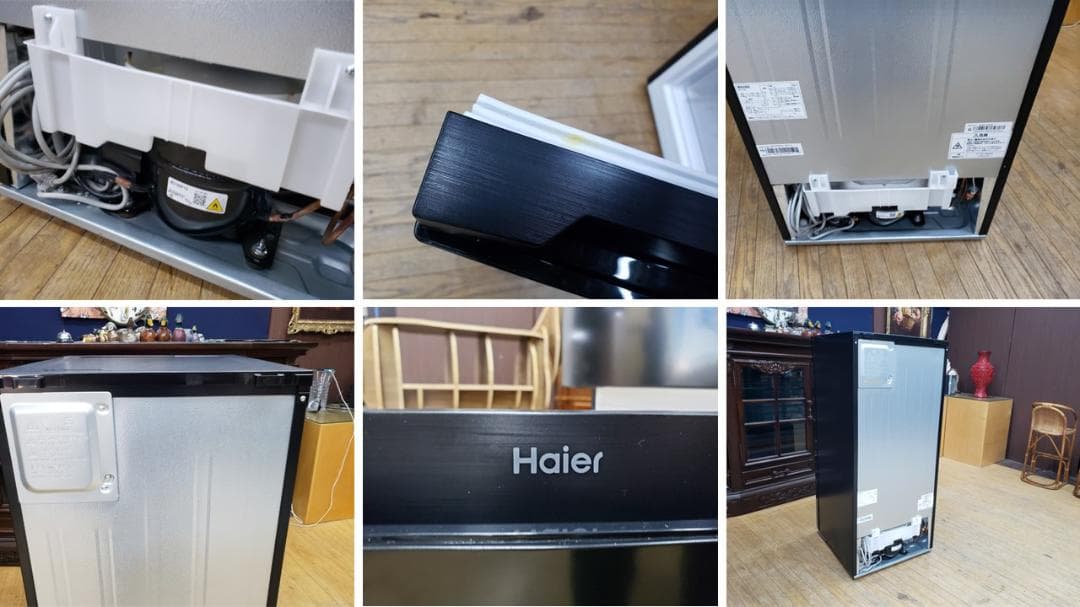 K34　美品　ハイアール　23年式　2ドアノンフロン冷蔵庫JR-NF121NJ