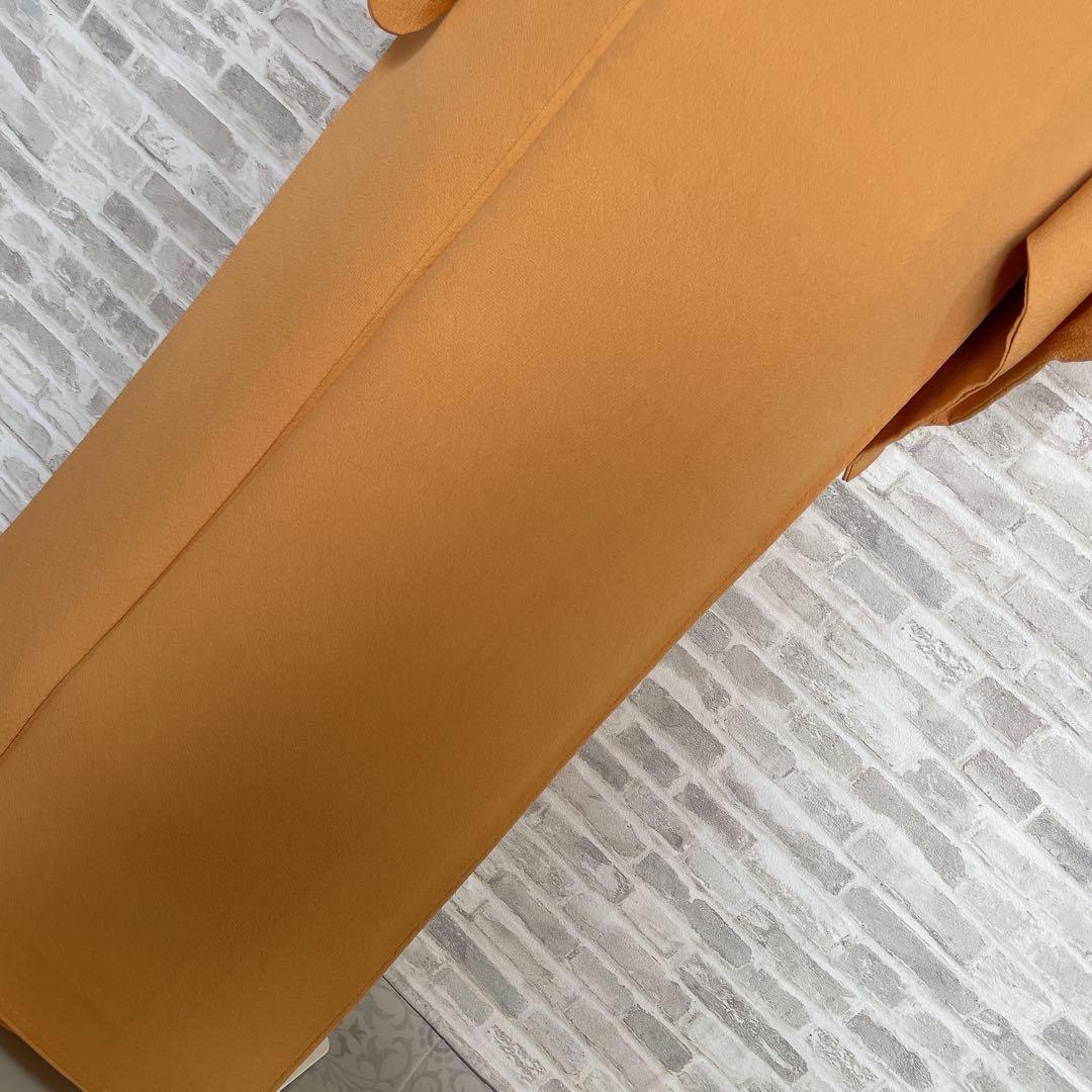 色無地　フルセット　藤紋　浜ちりめん　シンプル　礼装　カジュアル　着物　H6