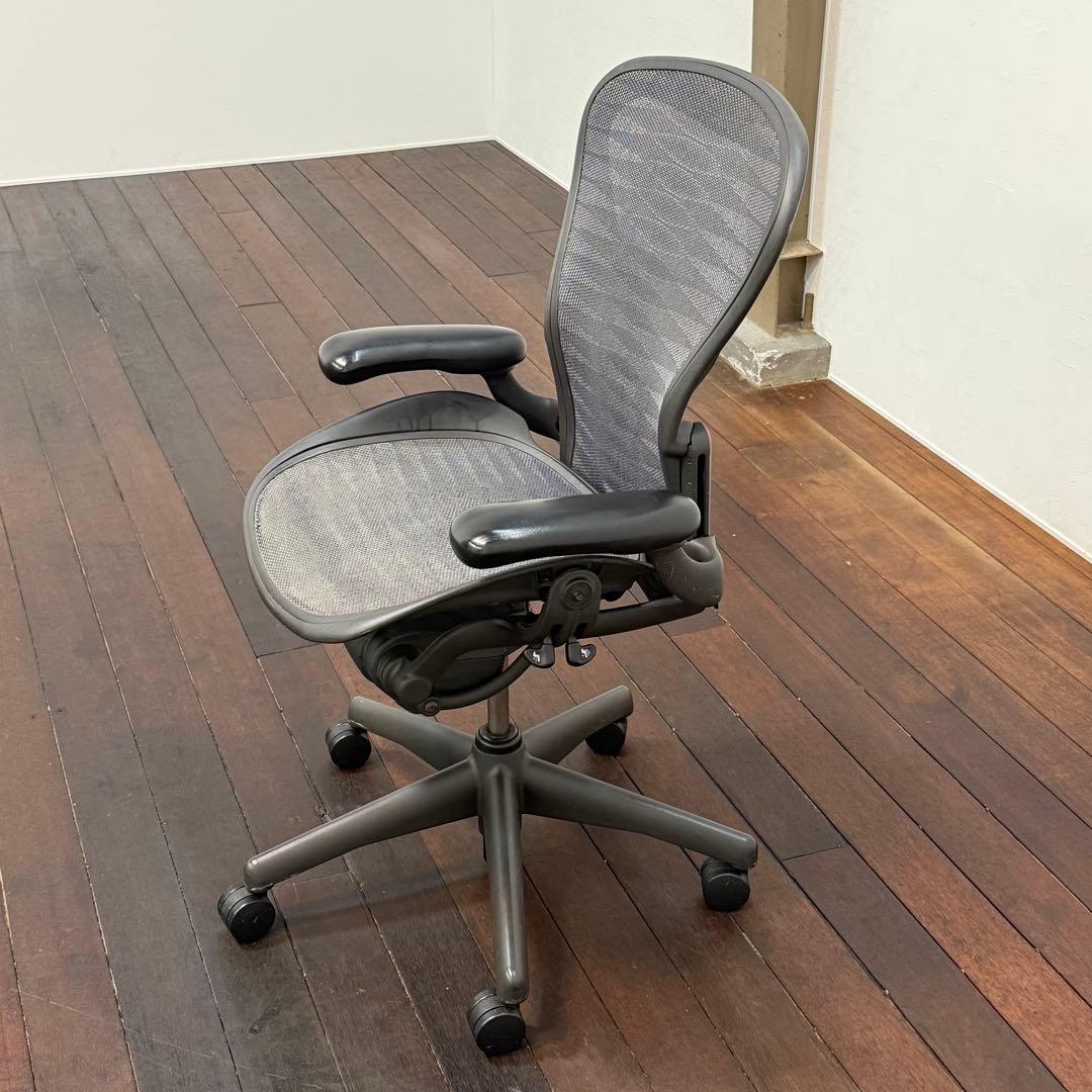 H110K2 ハーマンミラー アーロンチェア B タキシードメッシュ