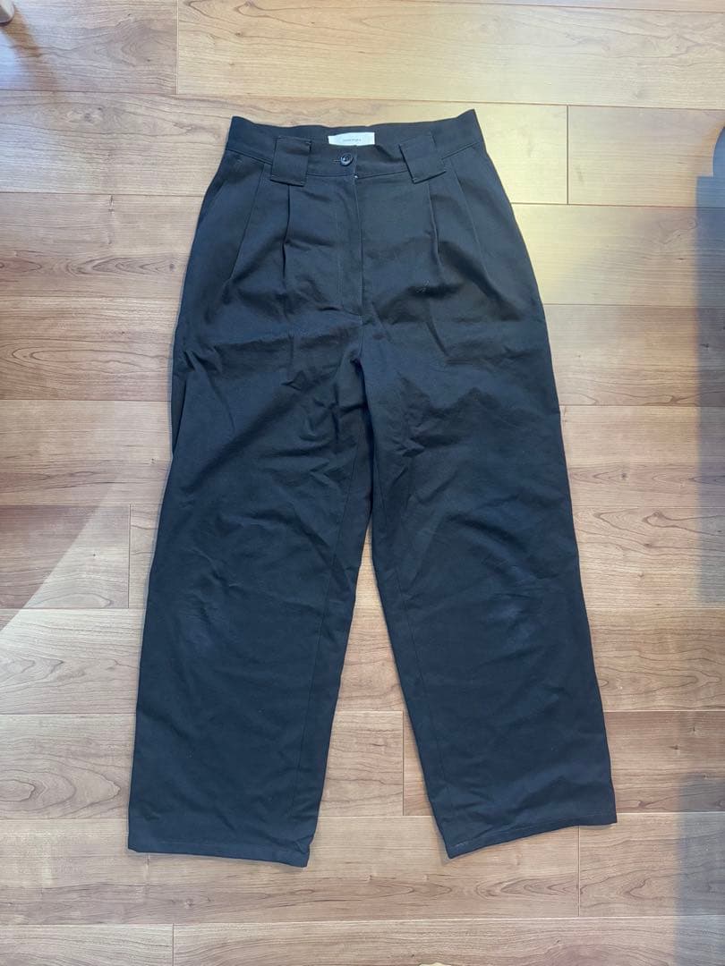 todayful Doubletuck Chino Pants36ダークブラウン