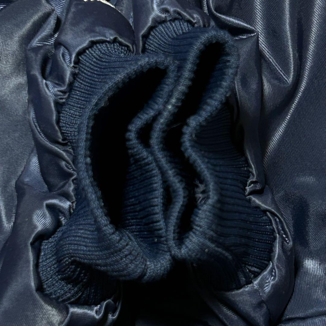 MLBヤンキースナイロンスタジャンビッグロゴ刺繍ワッペンクーパーズタウン古着