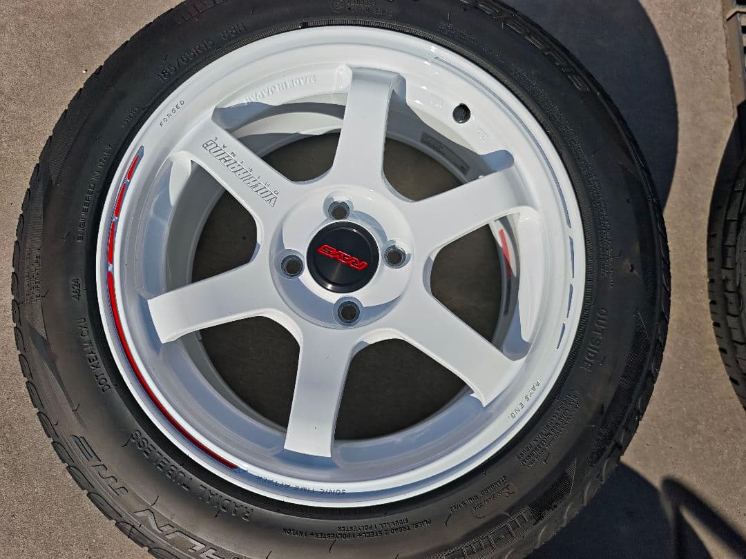 最終値下げTE37 SONIC タイムアタックエディション　15インチ7J+26