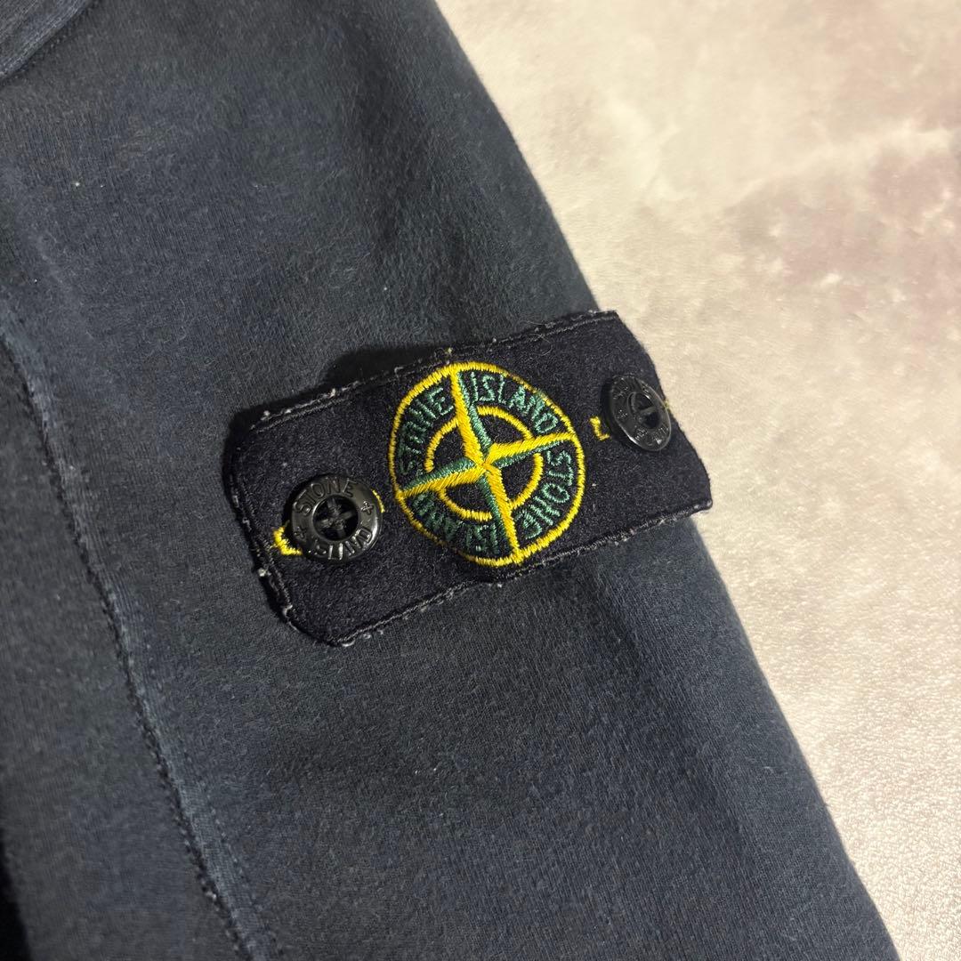 【即完売❗️】ストーンアイランド　トレーナー ブラック 裏起毛