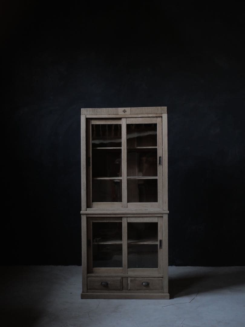 食器棚　収納棚　棚　キッチン　器　作家　古家具　古道具　アンティーク　昭和レトロ