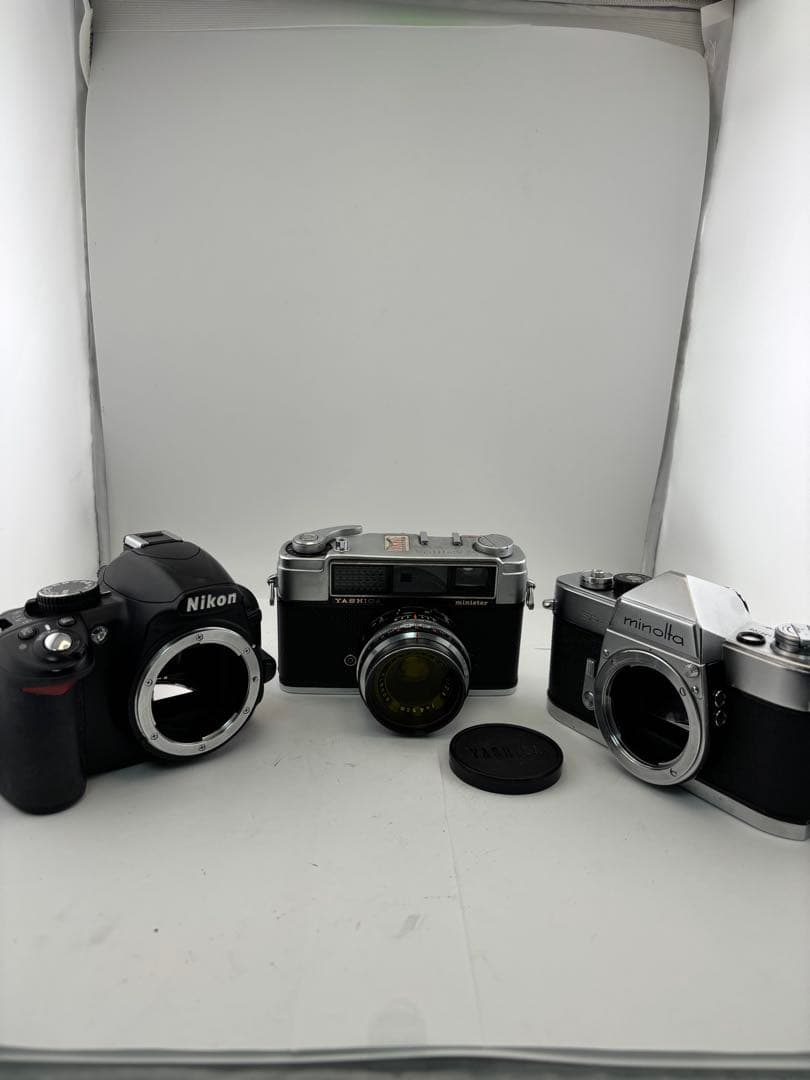 フィルムカメラとデジタル一眼レフセット