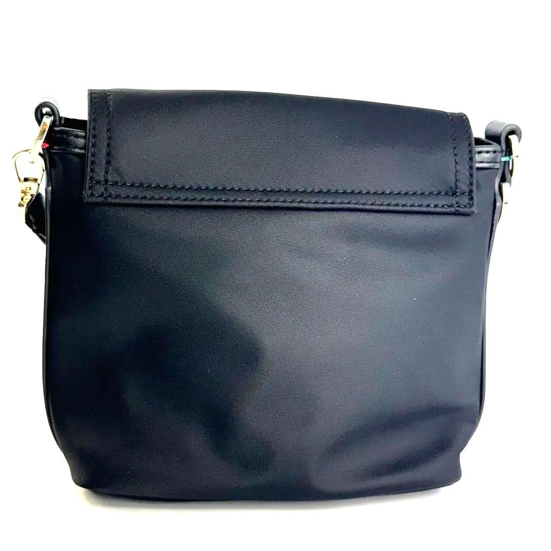 【未使用】ポールスミス　ボディバッグ　斜め掛け　ナイロン　レザー　黒