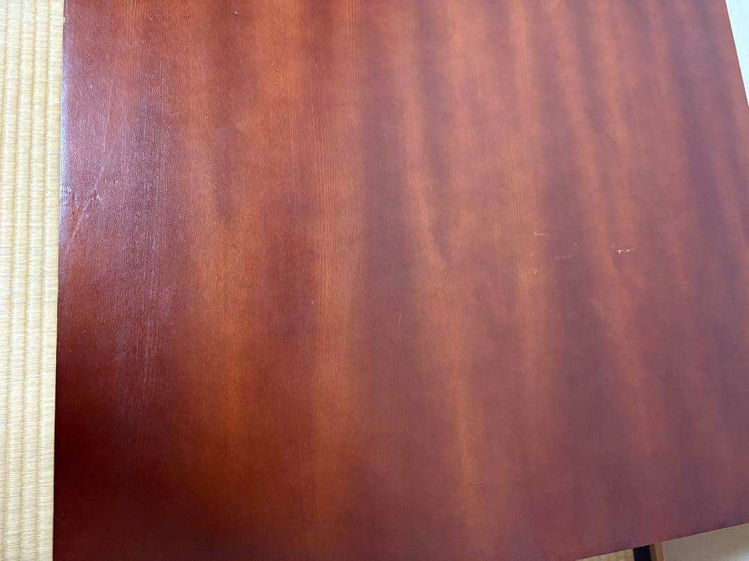 ダークブラウン 木製 長方形座卓　2台セット