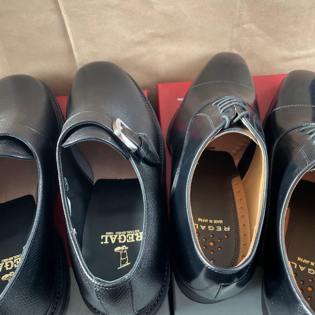 リーガル　2321 911R ブラック　26CM 2足セット