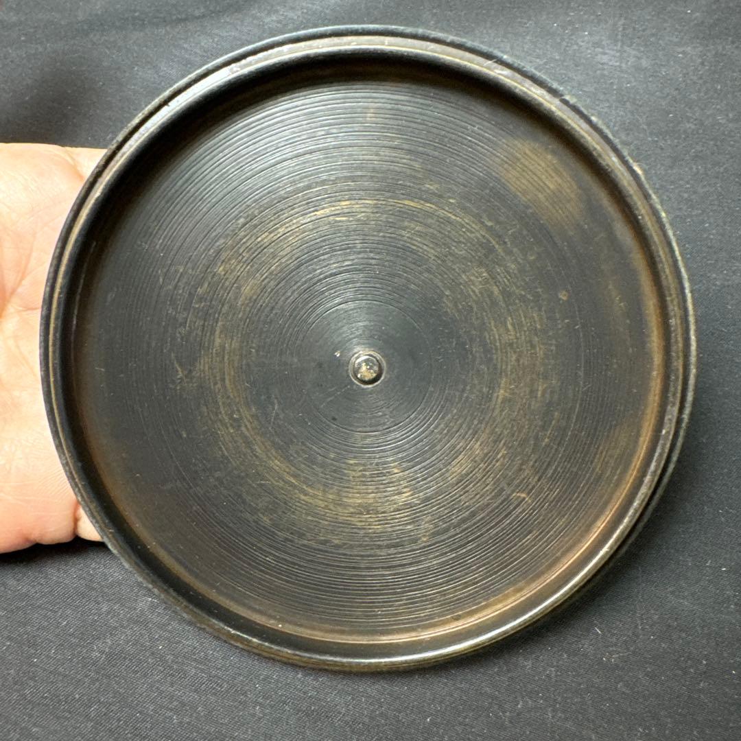 Ｆ42 送料無料　茶釜　阿弥陀堂釜　茶道　共箱　釜鐶　茶道具　金属工芸