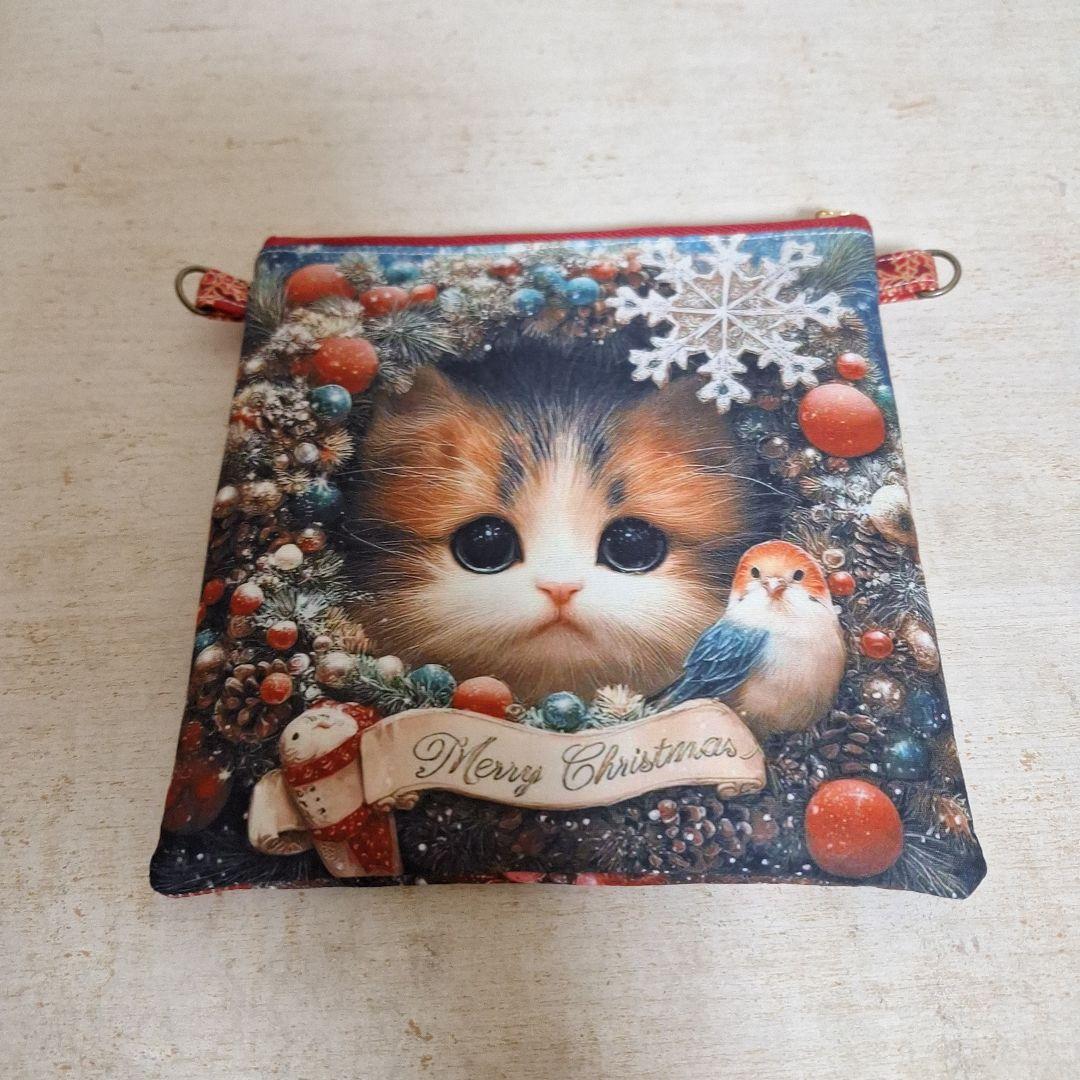 激レアパグパネル生地　ハンドメイド　まちなしバッグ　布バスケット　ポーチ