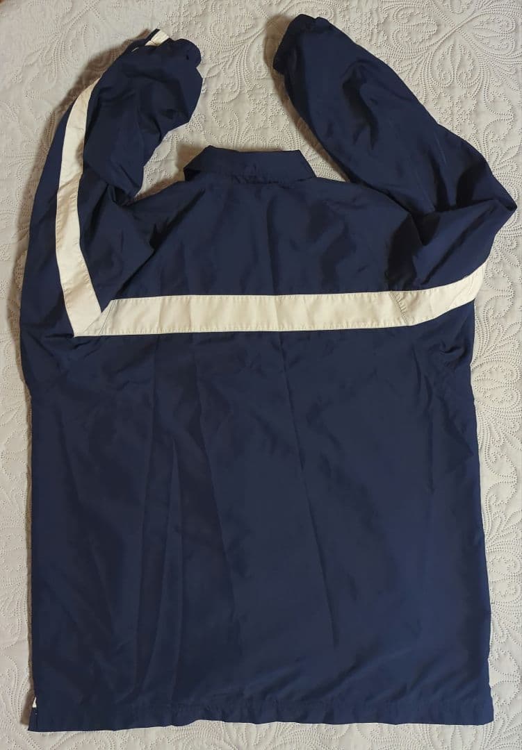 00s　ナイキ　トレーニングフェア　上下　XL　ジャージ　バスケ　部活　白　紺