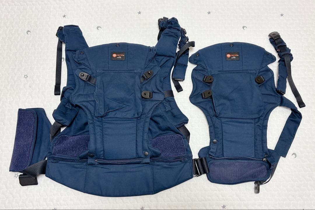 ゆ*の様 【美品】nap nap ふたご抱っこ紐　ネイビー