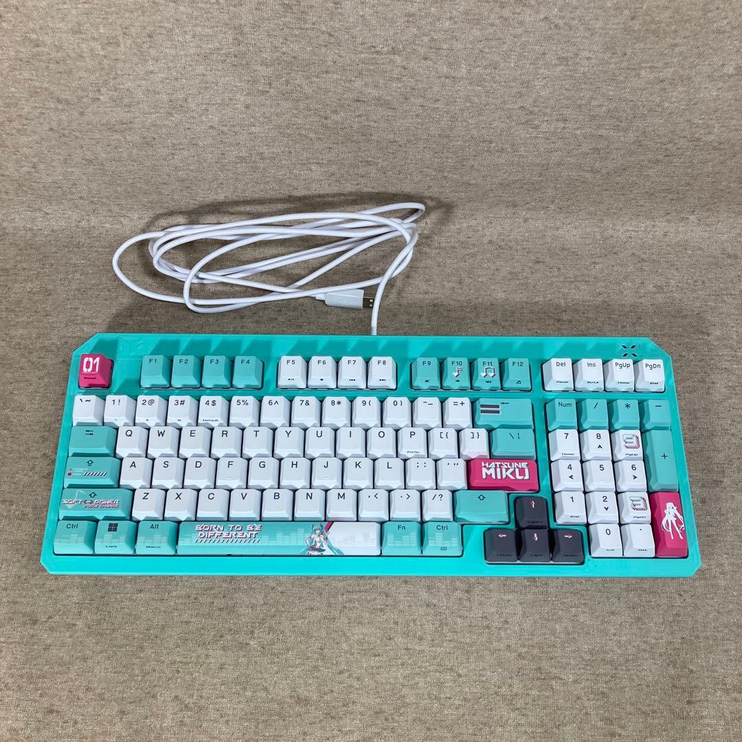 初音ミク ゲーミングキーボード RA09 TG K3 GEN II (62258