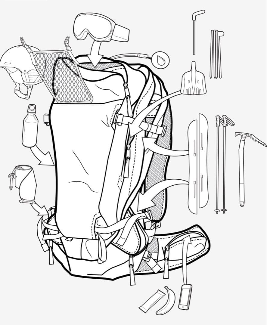 Burton [ak] インクライン 20L バックパック