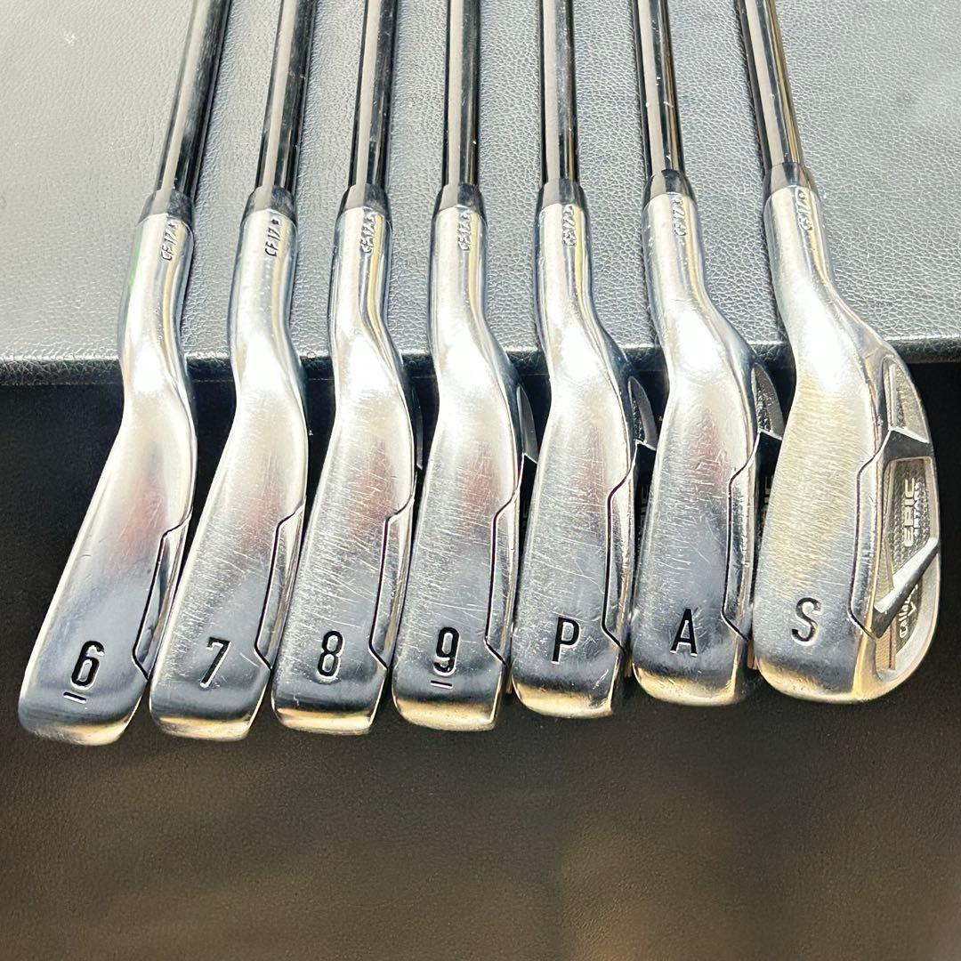 キャロウェイ EPIC STAR 2017 アイアン 7本 カーボンR 激飛び