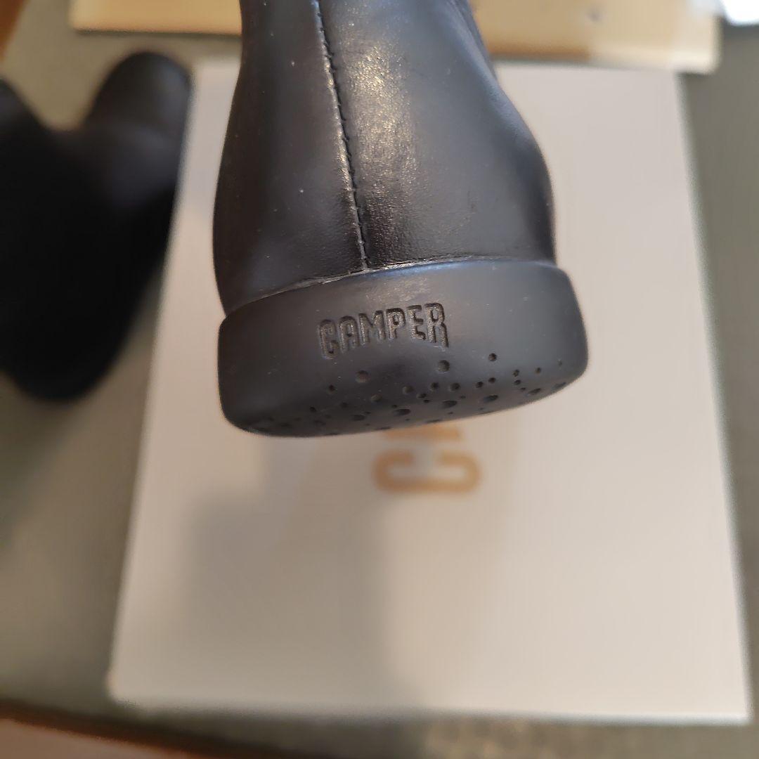 カンペール　 黒 ジッパーブーツ