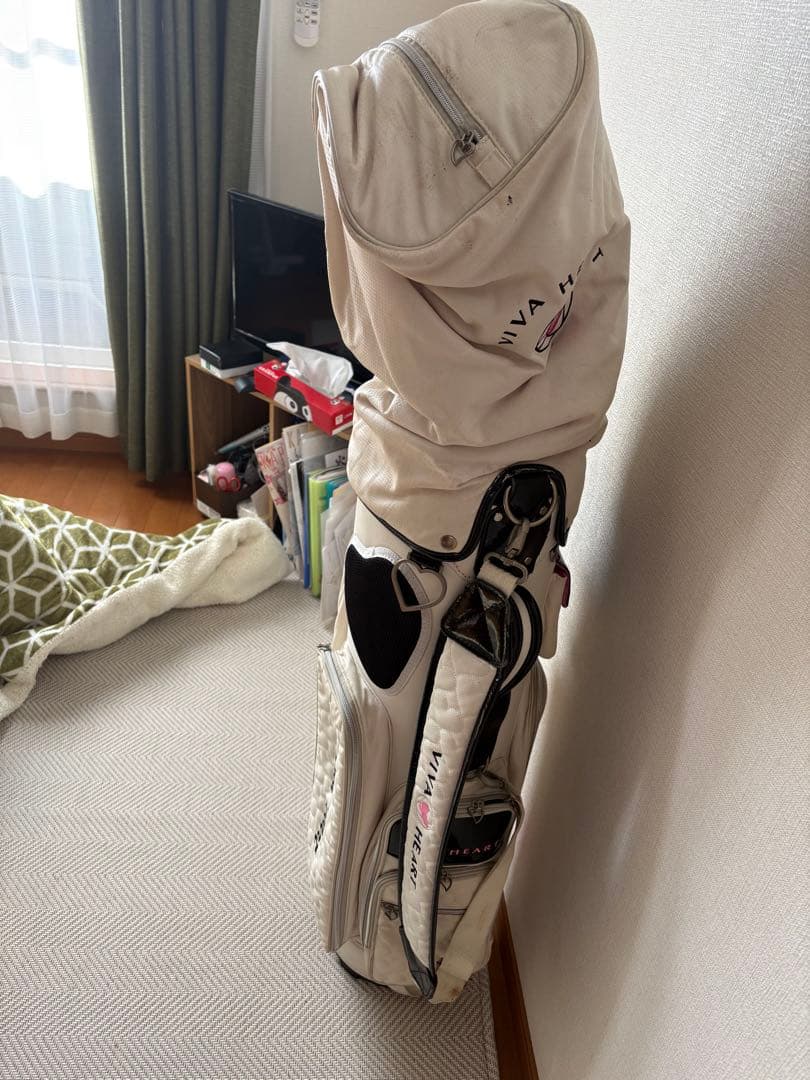 VIVA HEART ゴルフバッグ ホワイト