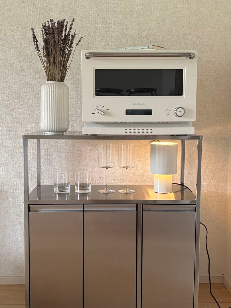 ステンレス作業台ワゴン ダスト3分別 幅73.5cm