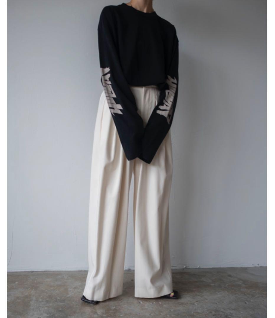 パンツ villd/ chino tuck pants