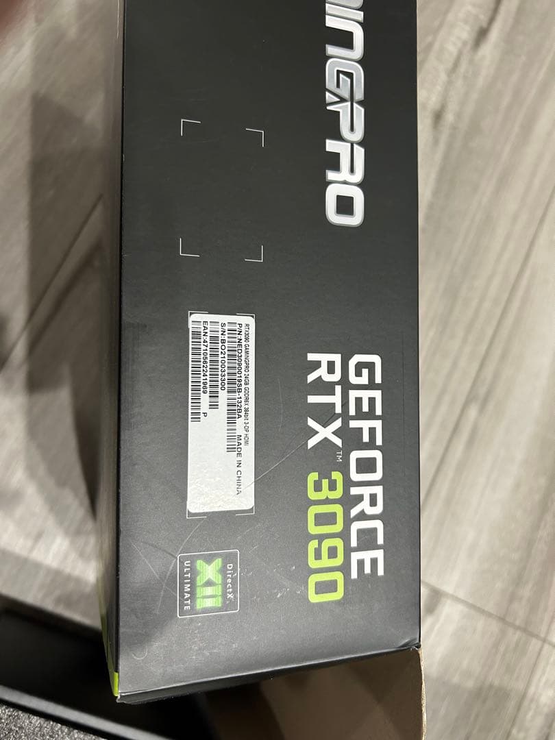 s*o様 PALIT GAMINGPRO GeForce RTX 3090 24