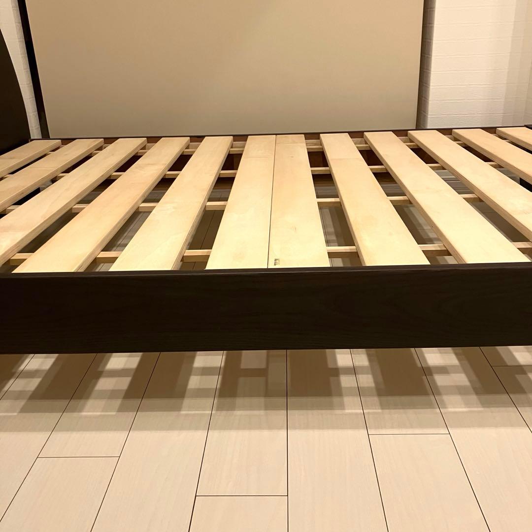 アクタス　ACTUS ベッド　ダブルベッド　マットレス付き