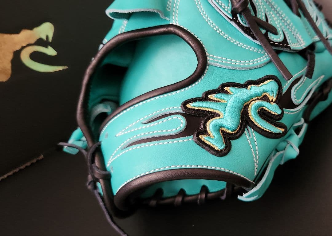 RYUプロモデル☆硬式投手用☆T BLUE×BLACK☆付属品完備☆龍☆台湾