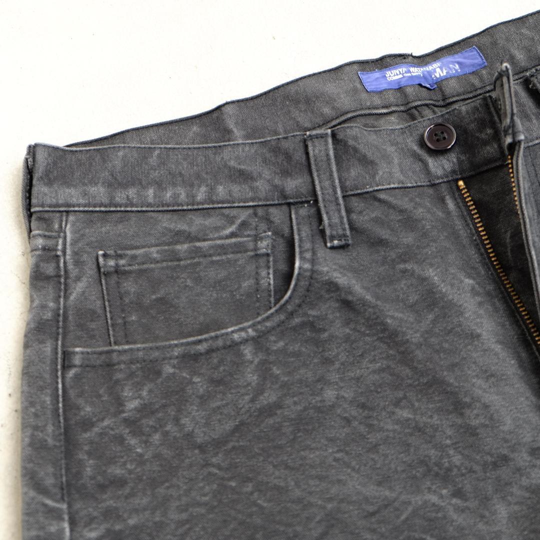 JUNYA WATANABE MAN 顔料染め ブラックデニム S フェード感