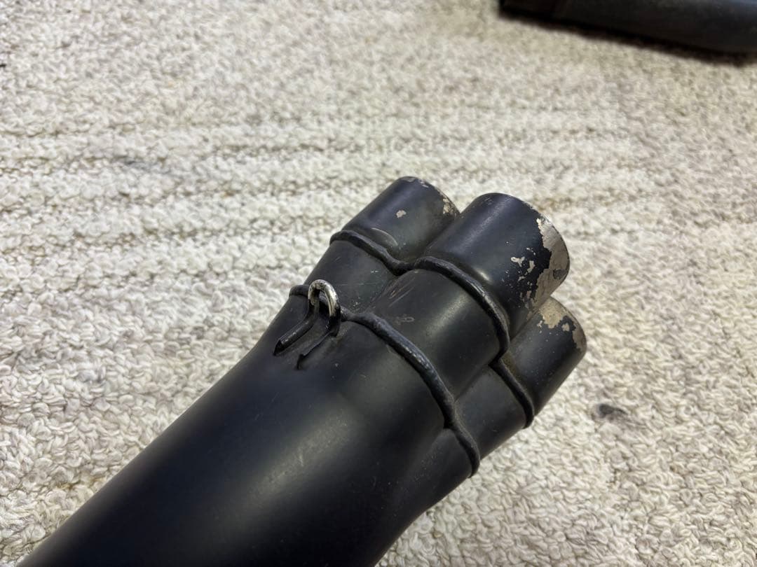 ゼファー750 モリワキ　ワンピースマフラー　ショート管