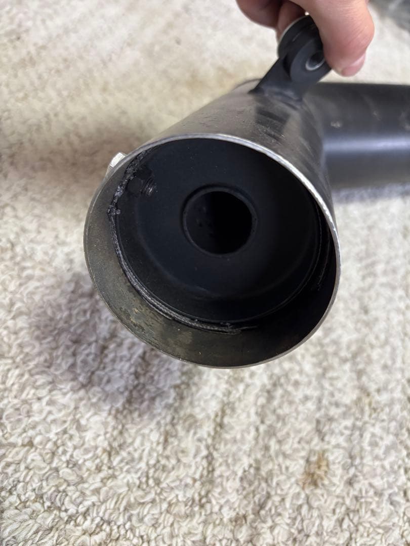 ゼファー750 モリワキ　ワンピースマフラー　ショート管