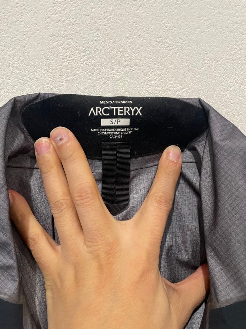 アークテリクス ベータジャケット S ブラック グレー色 超美品