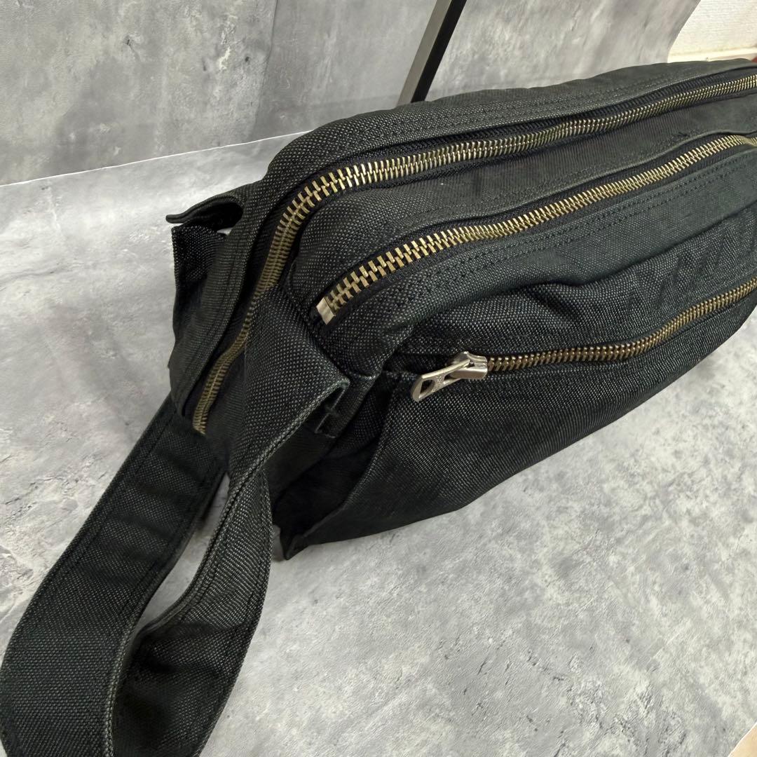 PORTER ショルダーバッグ 黒 キャンバス 日本製 吉田カバン