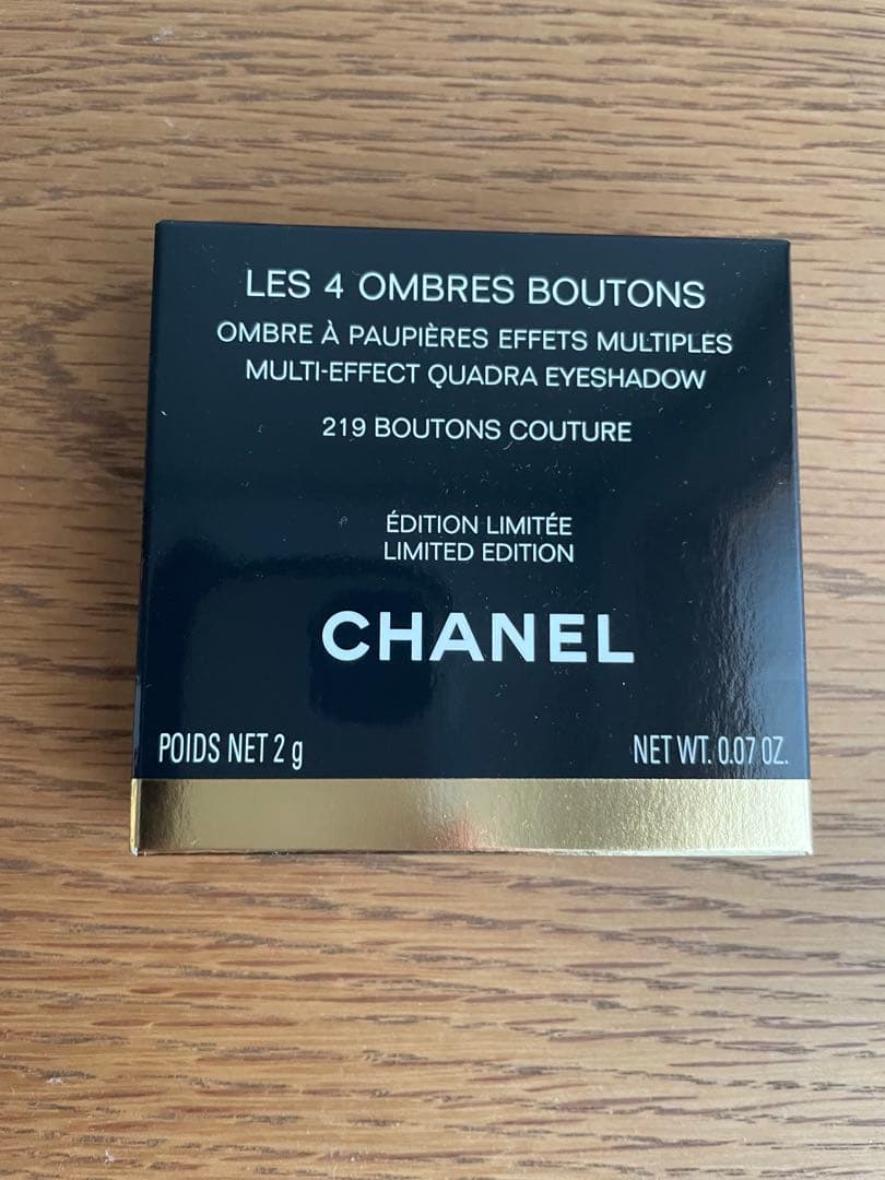 [新品未使用]シャネル レキャトルオンブルブトン219ブトンクチュール