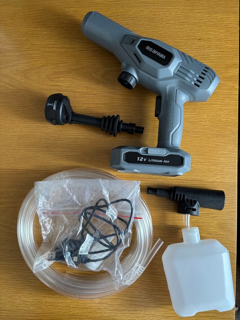 大掃除に❗️IRIS OHYAMA 充電式ハンディウォッシャー JHW-101